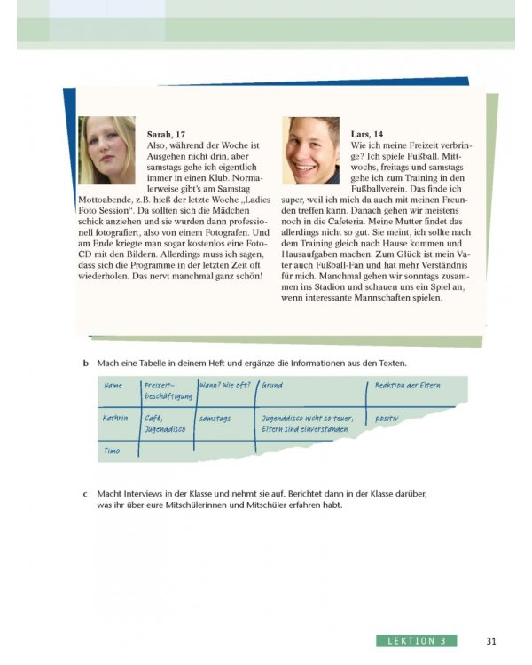 AusBlick 1 Brückenkurs. Kursbuch. Deutsch für Jugendliche und junge Erwachsene