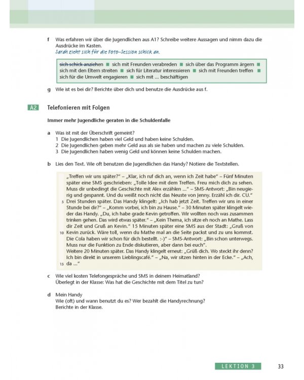 AusBlick 1 Brückenkurs. Kursbuch. Deutsch für Jugendliche und junge Erwachsene