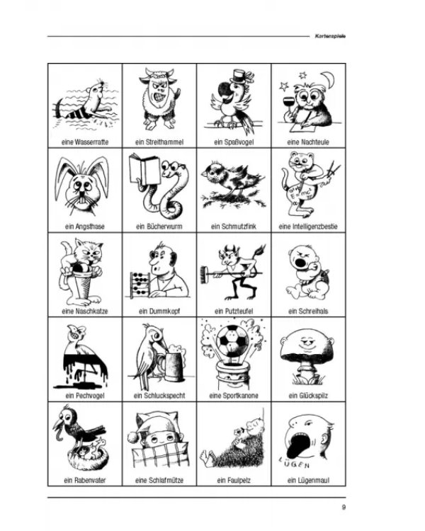 44 Sprechspiele für Deutsch als Fremdsprache. Kopiervorlagen