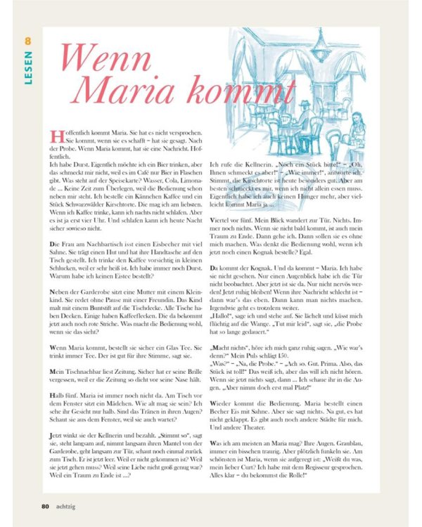 Delfin. Lehrbuch + Arbeitsbuch Teil 2 mit integrierter Audio-CD – Lektionen 8–14. Lehrwerk