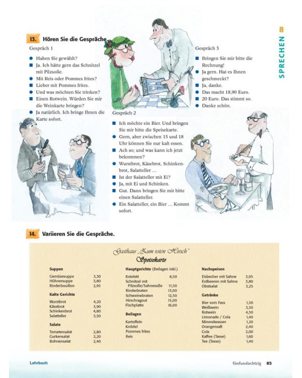 Delfin. Lehrbuch + Arbeitsbuch Teil 2 mit integrierter Audio-CD – Lektionen 8–14. Lehrwerk