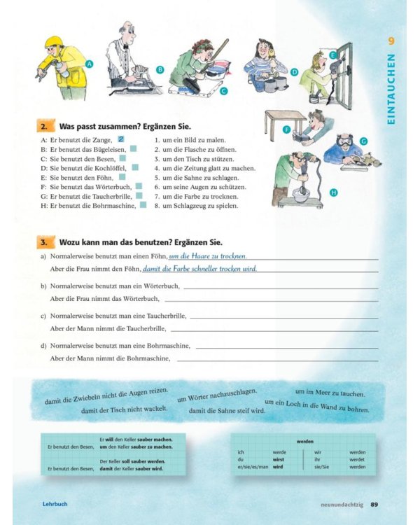 Delfin. Lehrbuch + Arbeitsbuch Teil 2 mit integrierter Audio-CD – Lektionen 8–14. Lehrwerk