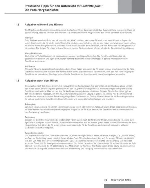 Schritte plus 5. Lehrerhandbuch. Deutsch als Fremdsprache