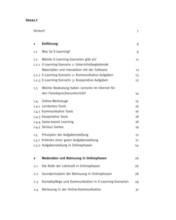 E-Learning. Handbuch für den Fremdsprachenunterricht. Deutsch als Fremdsprache