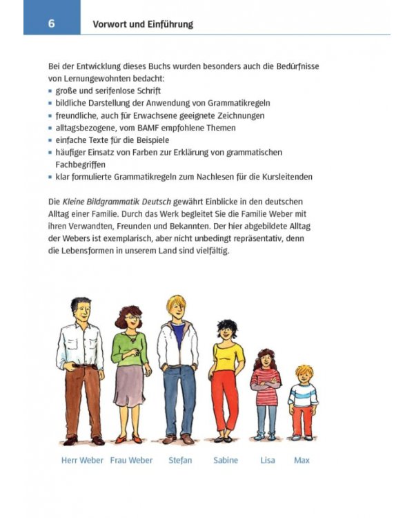 Kleine Bildgrammatik Deutsch. Deutsche Grammatik in Bildern erklärt