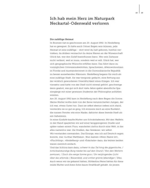 Mein Ort in Deutschland. Was macht einen Ort zu einem besonderen Ort in unserem Leben?