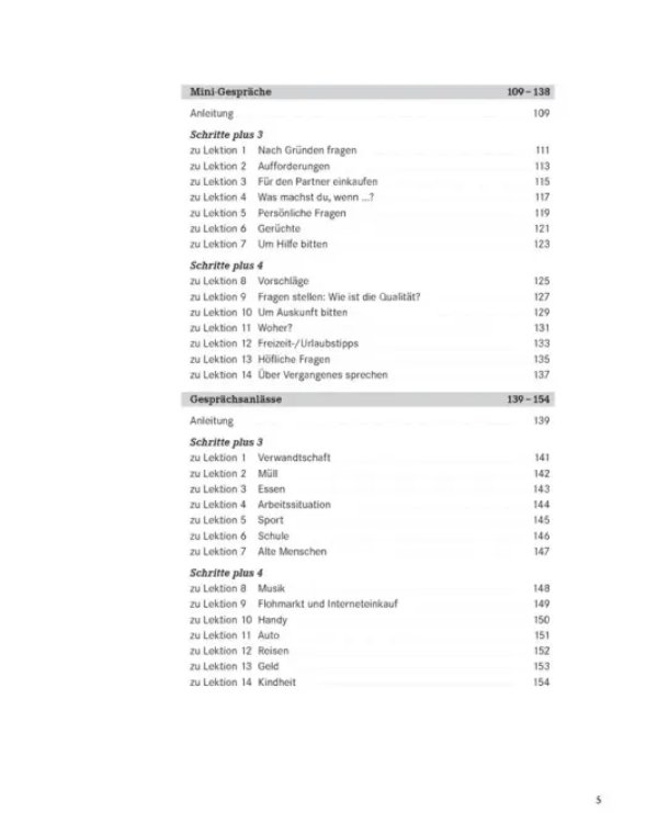 Schritte plus 3+4. Spielesammlung zu Band 3 und 4. Deutsch als Fremdsprache