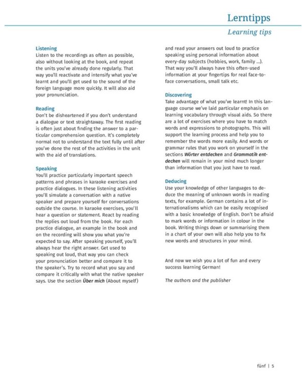 Hueber Sprachkurs Plus Deutsch A1-A2 – Premiumausgabe mit Audios und Videos online, Begleitbuch