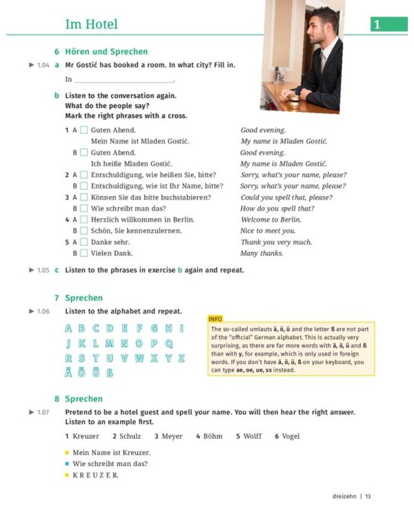 Hueber Sprachkurs Plus Deutsch A1-A2 – Premiumausgabe mit Audios und Videos online, Begleitbuch