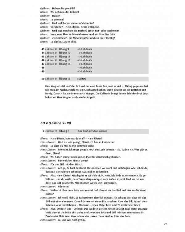 Delfin. 4 Audio-CDs, Hörverstehen, Teil 1 Lekt. 1–10. Lehrwerk für Deutsch als Fremdsprache. Deutsch