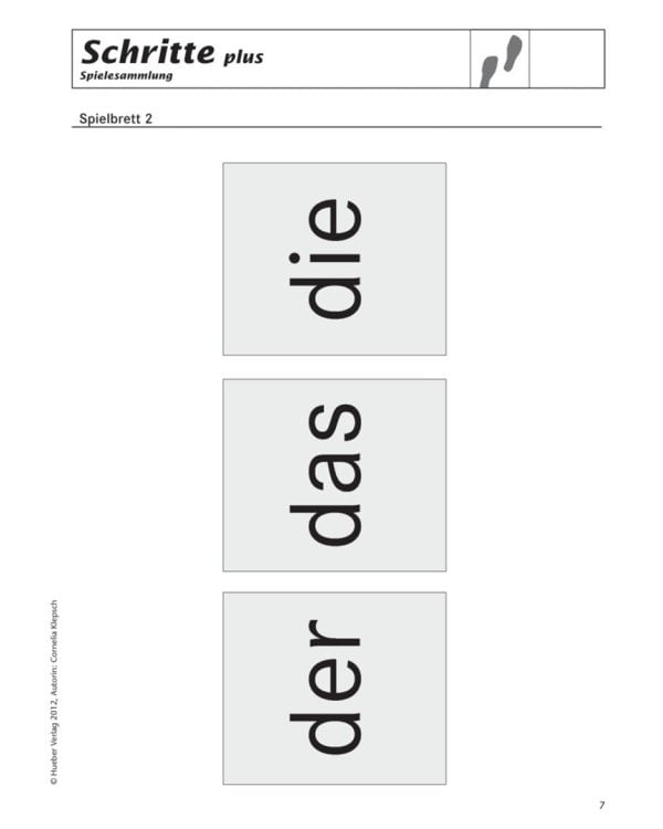 Schritte plus 5+6. Spielesammlung zu Band 5 und 6. Deutsch als Fremdsprache