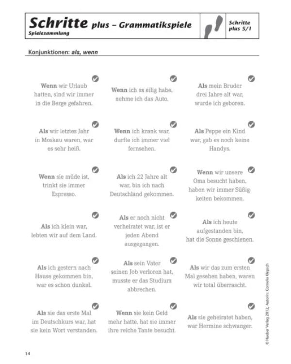 Schritte plus 5+6. Spielesammlung zu Band 5 und 6. Deutsch als Fremdsprache