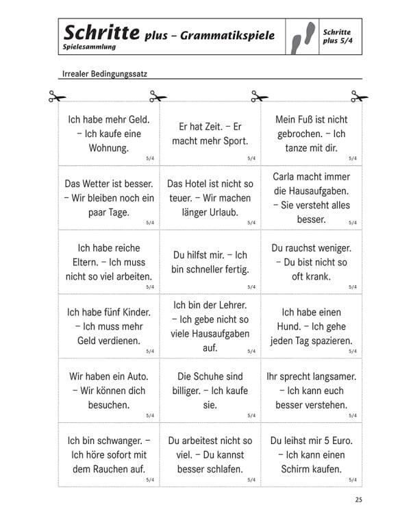 Schritte plus 5+6. Spielesammlung zu Band 5 und 6. Deutsch als Fremdsprache