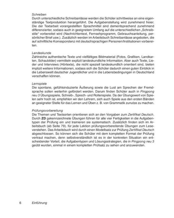Pingpong Neu 3. Lehrerhandbuch. Deutsch als Fremdsprache