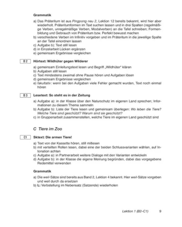 Pingpong Neu 3. Lehrerhandbuch. Deutsch als Fremdsprache