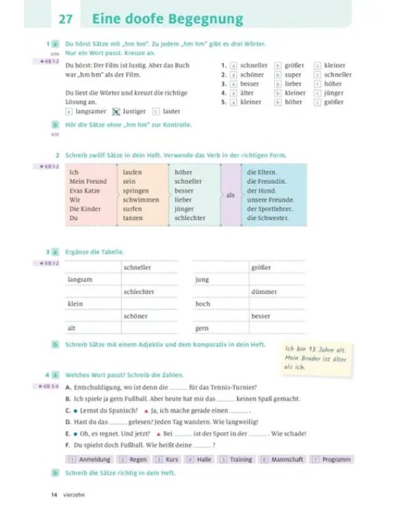 Dabei! A2.1. Arbeitsbuch. Deutsch für Jugendliche. Deutsch als Fremdsprache