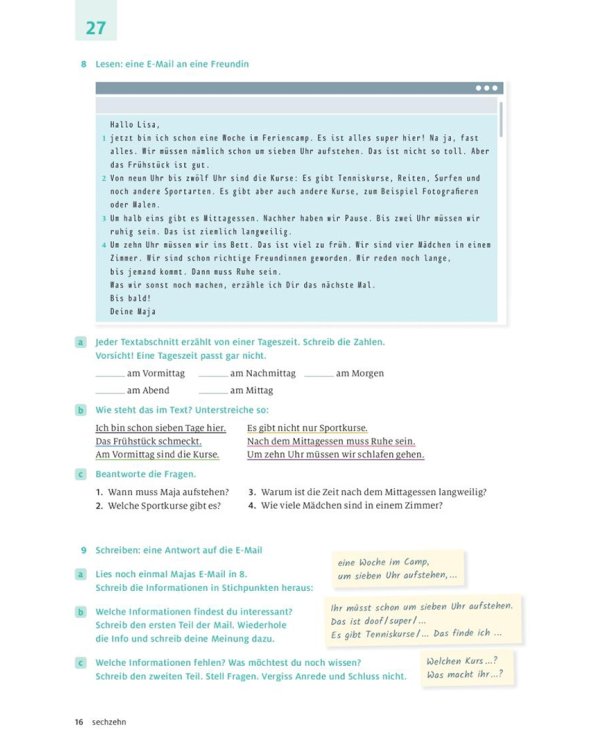 Dabei! A2.1. Arbeitsbuch. Deutsch für Jugendliche. Deutsch als Fremdsprache