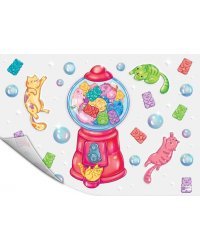 Пленка цветная для уроков труда Котомишатрон, 50х70