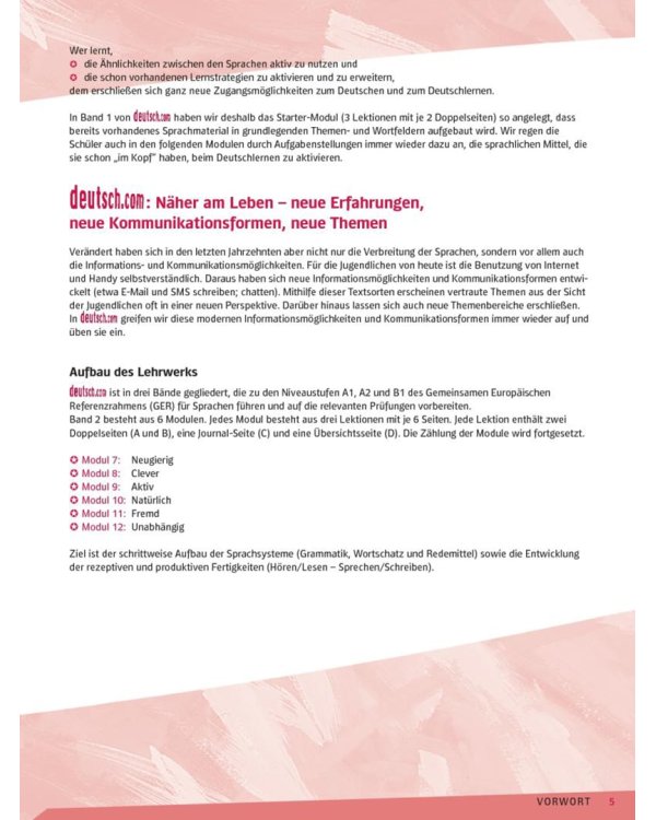 Deutsch.com 2. Lehrerhandbuch. Deutsch als Fremdsprache