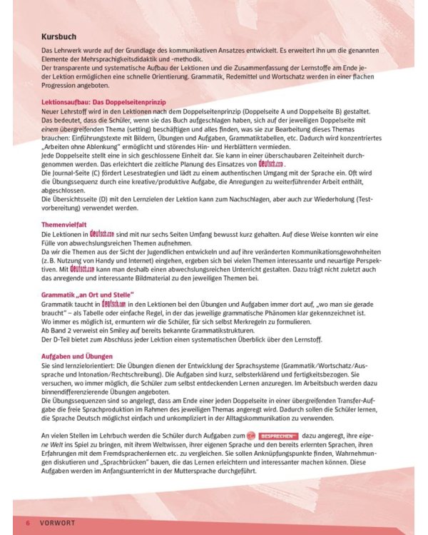 Deutsch.com 2. Lehrerhandbuch. Deutsch als Fremdsprache