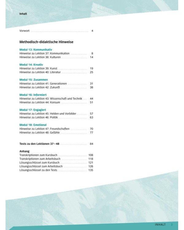 Deutsch.com 3. Lehrerhandbuch. Deutsch als Fremdsprache