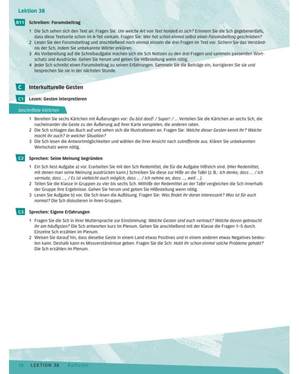 Deutsch.com 3. Lehrerhandbuch. Deutsch als Fremdsprache