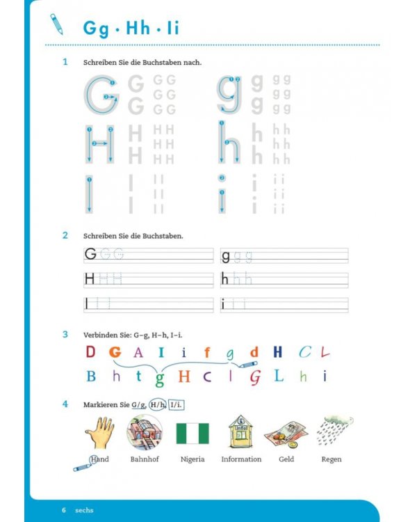 Erste Hilfe Deutsch. Schreibübungen. Deutsch als Zweitsprache