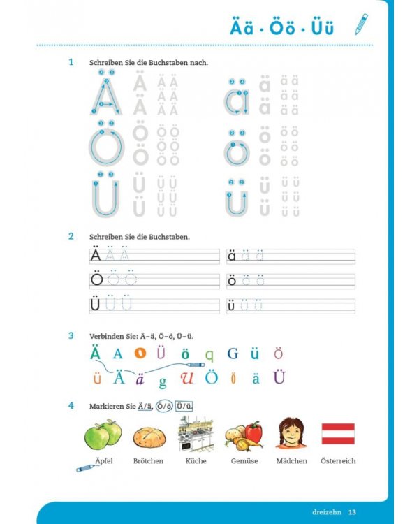 Erste Hilfe Deutsch. Schreibübungen. Deutsch als Zweitsprache