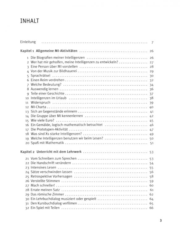 Multiple Intelligenzen im DaF-Unterricht. Aktivitäten für die Sekundarstufe