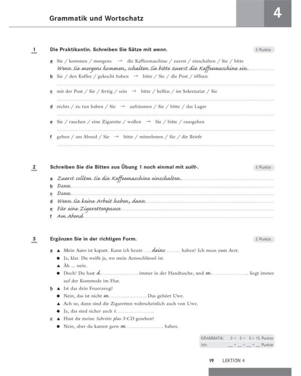 Schritte plus 3+4. Intensivtrainer mit Audio-CD zu Band 3 und 4. Deutsch als Fremdsprache
