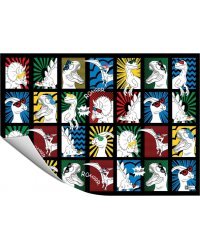 Пленка цветная для уроков труда Дино-комикс, 50х70