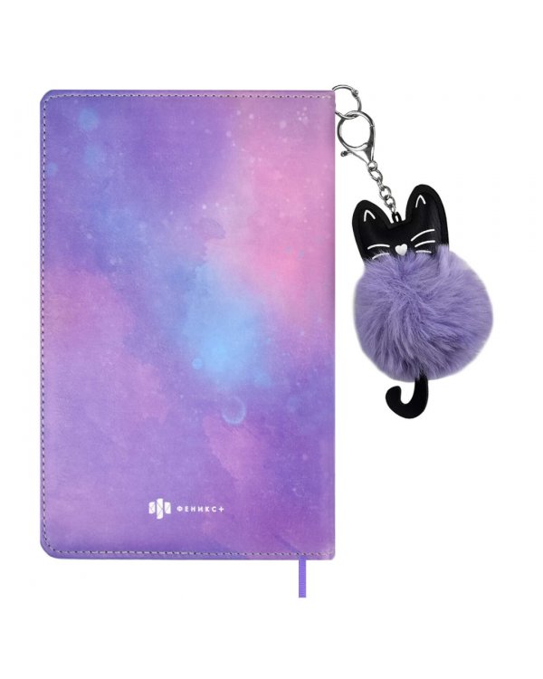 Дневничок для девочек. Чёрный котик, 96 листов, А6+