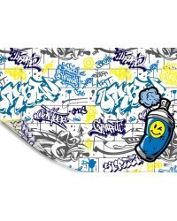 Пленка цветная для уроков труда Граффити, 50х70