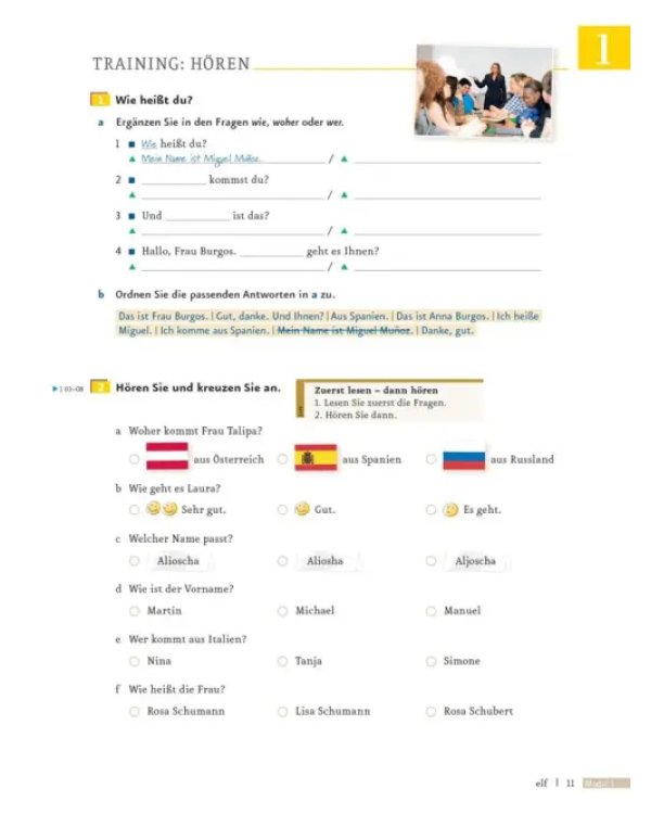 Menschen hier. A1. Arbeitsbuch mit 2 Audio-CDs. Deutsch als Zweitsprache