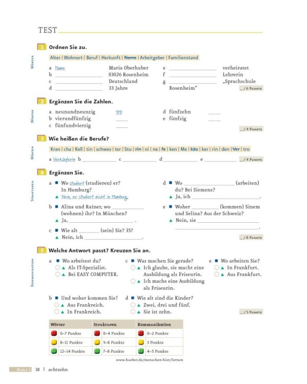 Menschen hier. A1. Arbeitsbuch mit 2 Audio-CDs. Deutsch als Zweitsprache
