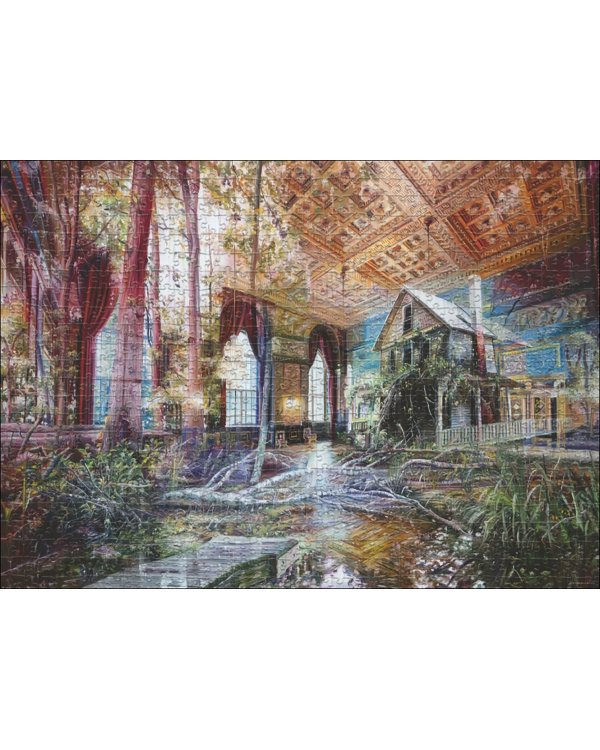 Puzzle-1000 Архитектурная фантазия. Дом внутри