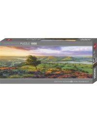 Puzzle-1000 Фиолетовое цветение, панорама