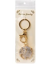 Брелок со стразами Слон