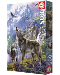 Пазл-500 Волки в скалах