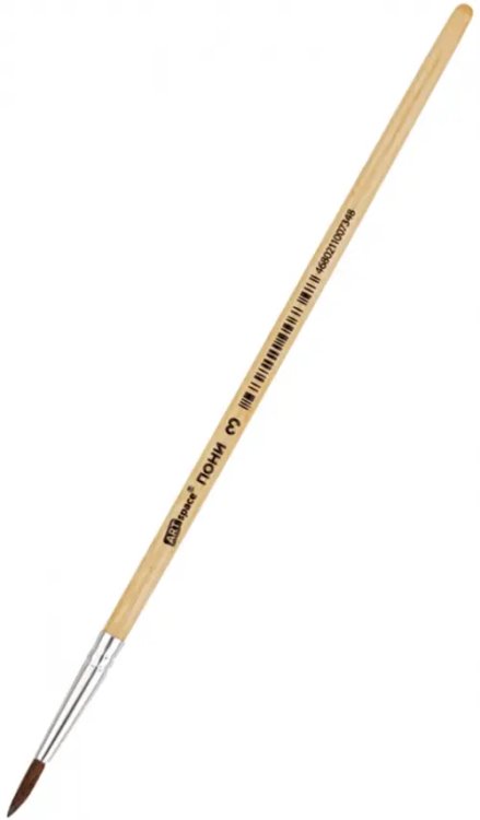 Кисть пони №03, круглая PH3_2374 Кисть пони №03, круглая PH3_2374