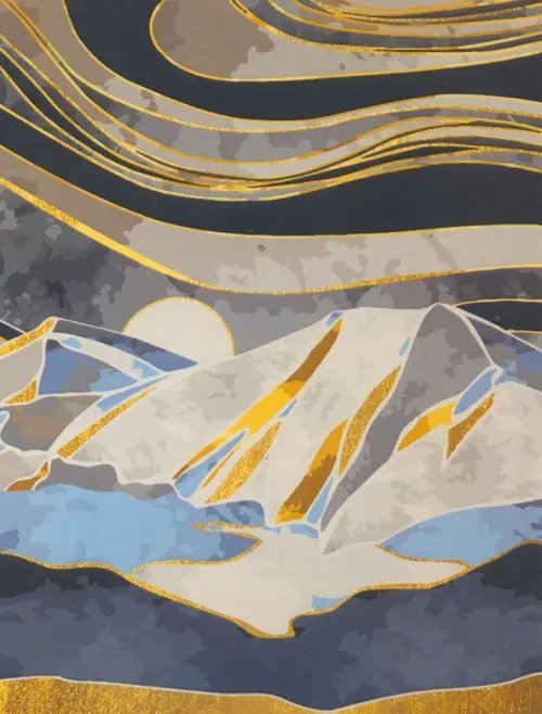 Картина по номерам Горы Картина по номерам Горы