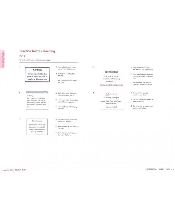 Oxford Preparation and Practice for Cambridge English B1 Preliminary for Schools Exam Trainer + Key