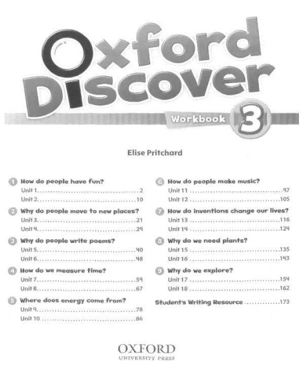 Oxford Discover 3. Workbook