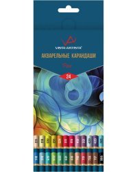 Карандаши акварельные Fine, 24 цвета