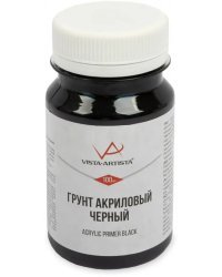 Грунт акриловый, черный, 100 мл