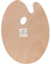 Палитра деревянная овальная, 30x40 см