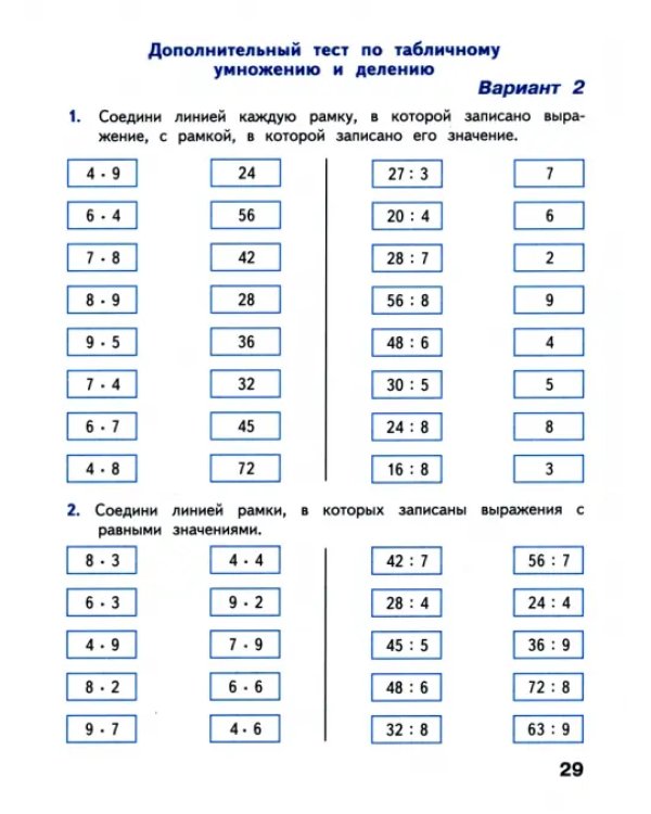 Математика. 3 класс. Тесты. ФГОС