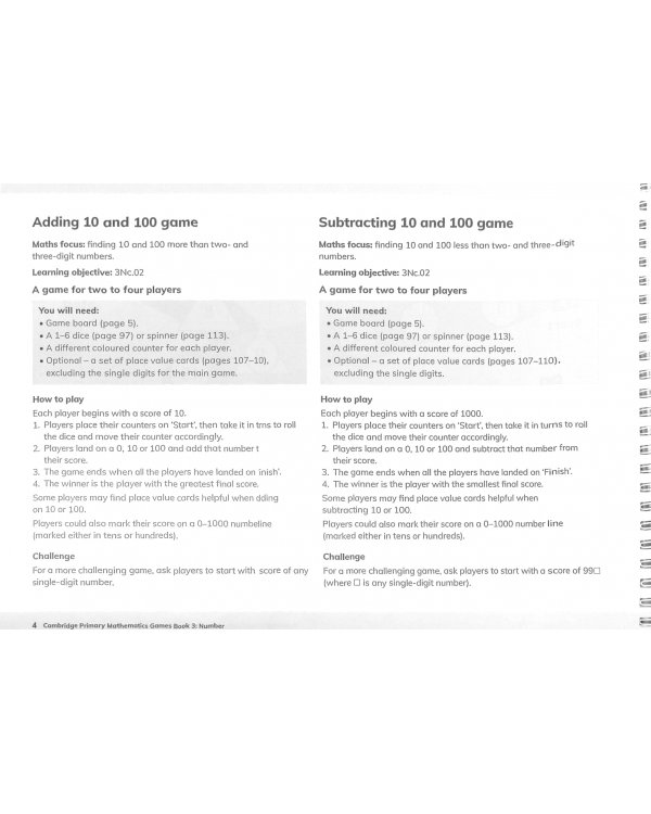 Cambridge Primary Mathematics. Games Book 3 with Digital Access