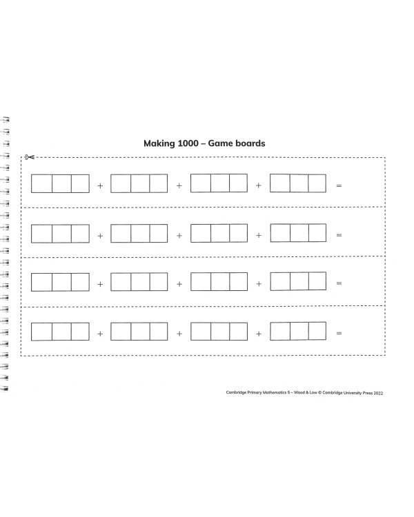Cambridge Primary Mathematics. Games Book 5 with Digital Access