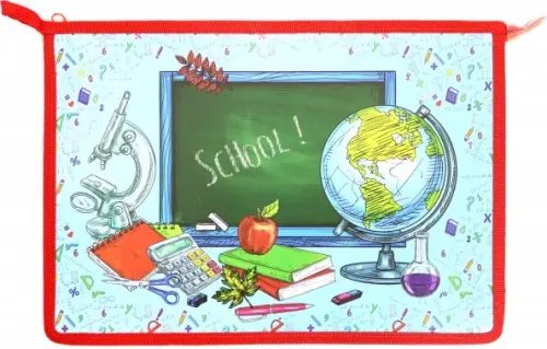 Папка для тетрадей Папка для тетрадей Школьные будни, А4